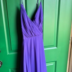 Purple bridesmaid dress